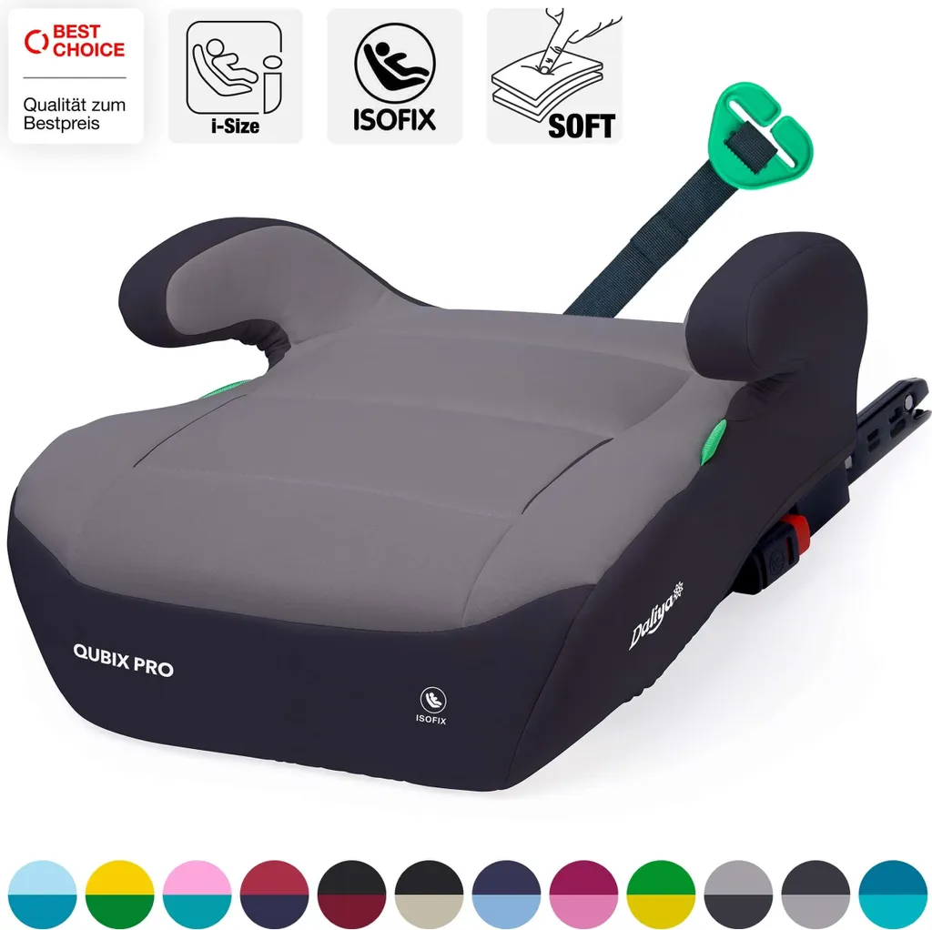 Rehausseur ISOFIX i-Size Daliya QUBIX PRO avec protection R129 renforcée
