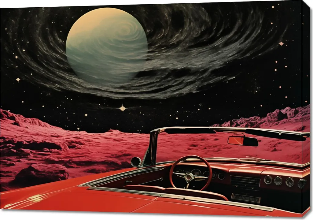Quadro 100x70 cm Da Qualche Parte Lontano Da Noi | Tela Gallery