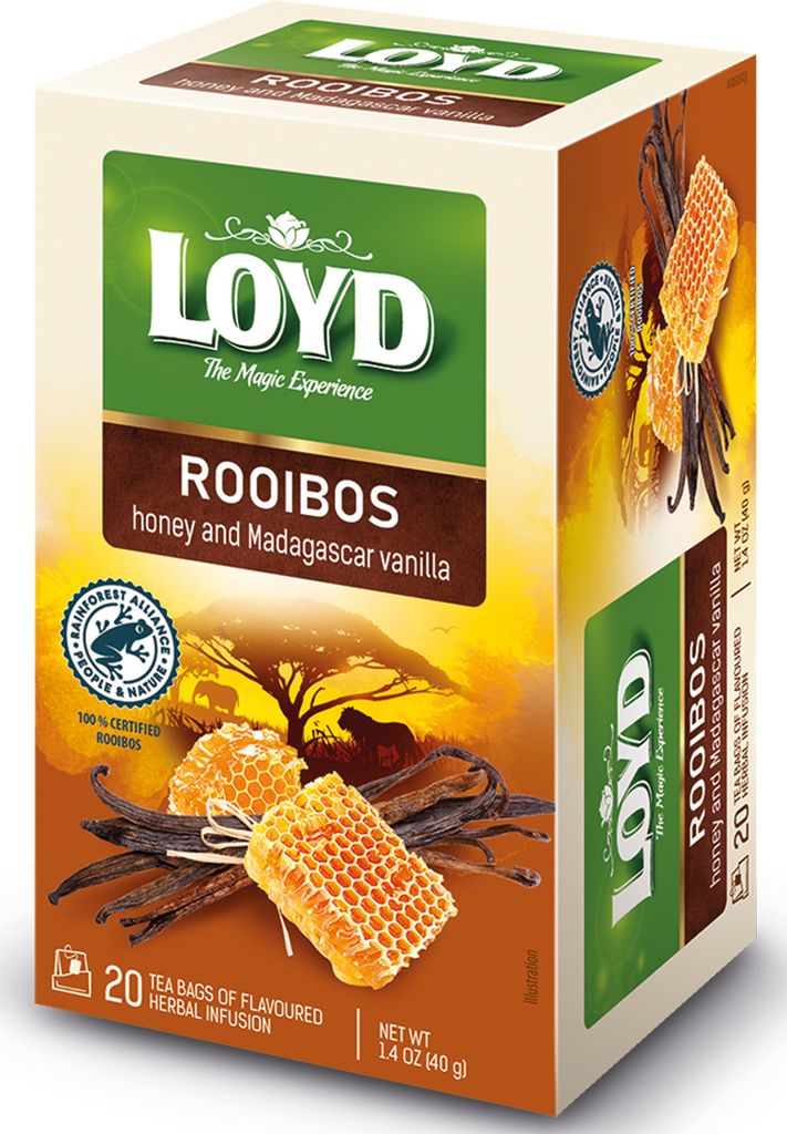 Loyd Med a vanilka Rooibos Tea 20 sáčků Obrázek produktu 