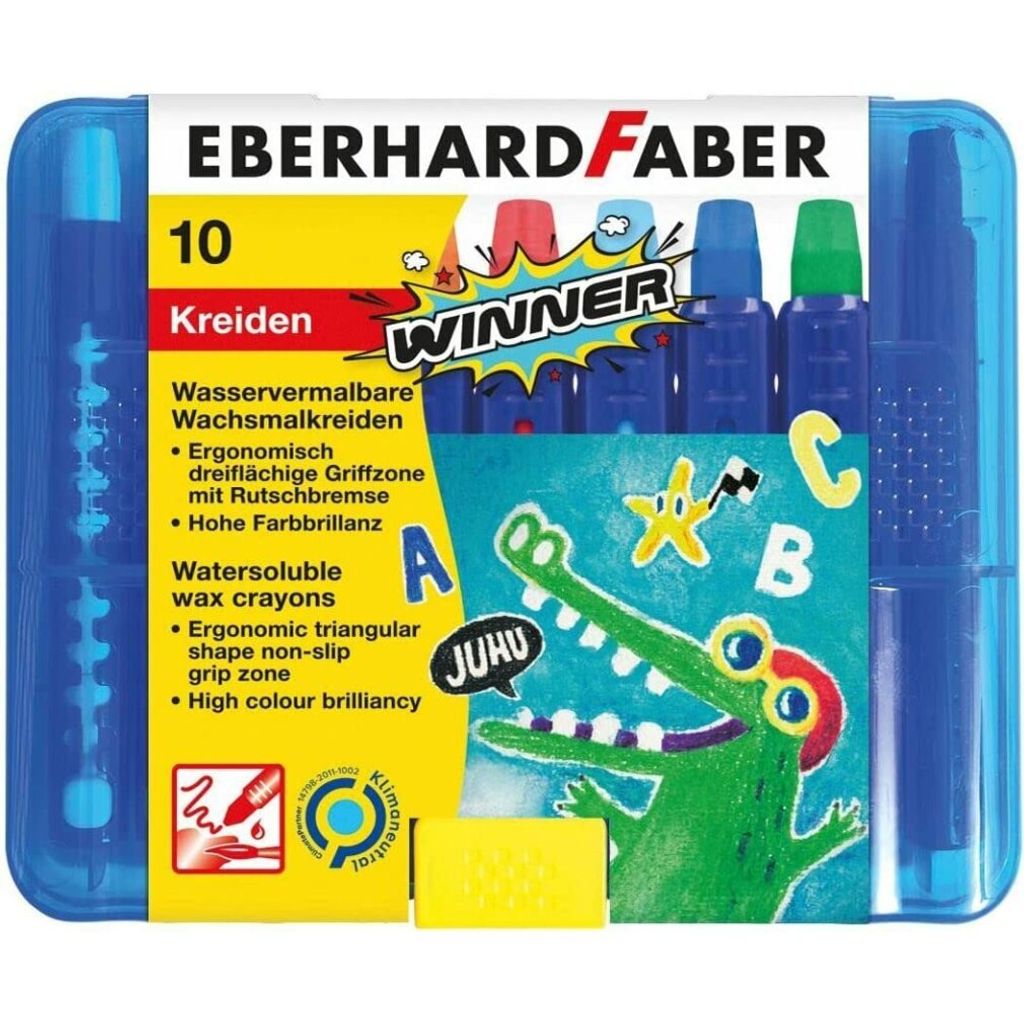 Pastello a cera triangolare EBERHARD FABER, confezione in Immagine del prodotto 