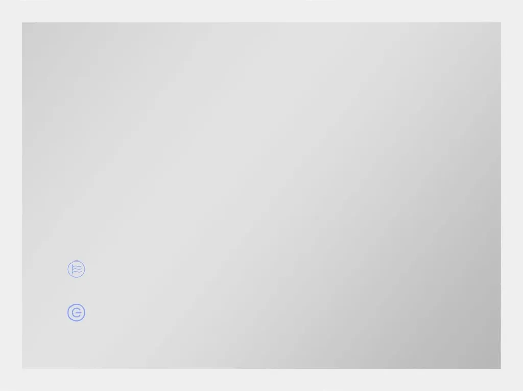 Miroir LED 80x60 cm anti-buée : fini la condensation dans la salle de bain
