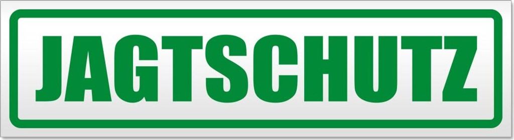 Jagtschutz Magnetschild Schild magnetisch