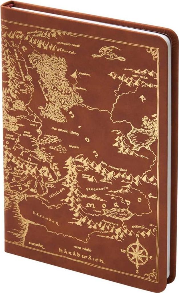 Der Herr der Ringe Tagebuch Map of Middle-Earth 240 Seiten