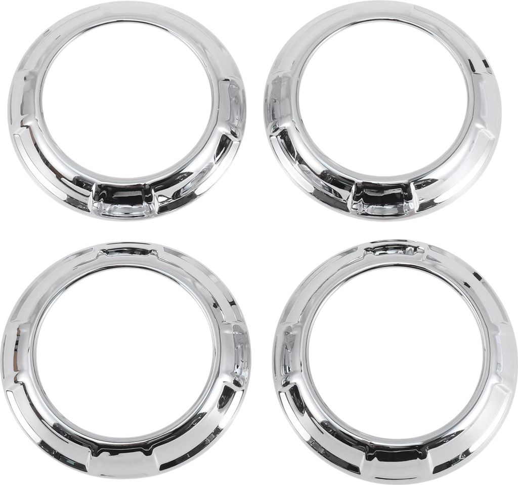 4 Stš¹ck AC-Luftauslass-Dekorationsringe fš¹r Jeep Wrangler JK JKU 2011-2017 Klimaanlage Luftauslass-Abdeckungsring ABS Silberton