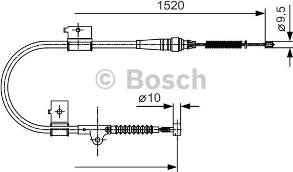 Bosch Seilzug, Feststellbremse  1 987 482 051 Produktbild 