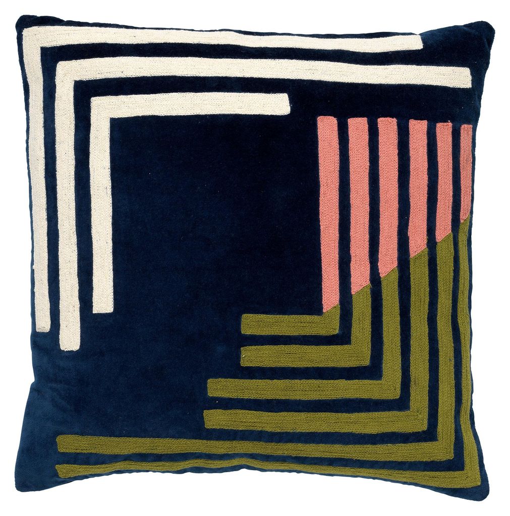 Dutch Decor Dekokissen Remy 45x45 cm Blau Produktbild 