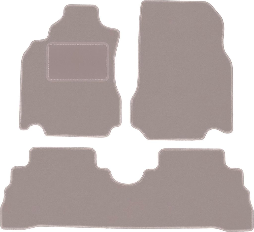 Velours-Autoteppiche für: Nissan Cube Z12 Keicar (2008-2011) Beige