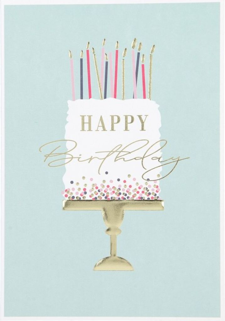 Besonders schoen Klappkarte -  HAPPY Birthday Produktbild 