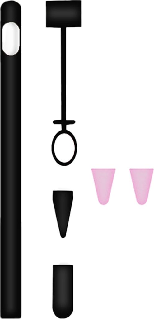 Anti-Falling-Tablet-Bildschirm-Schreiben von Stiftschützer für Apple Pencil 1-Schwarz