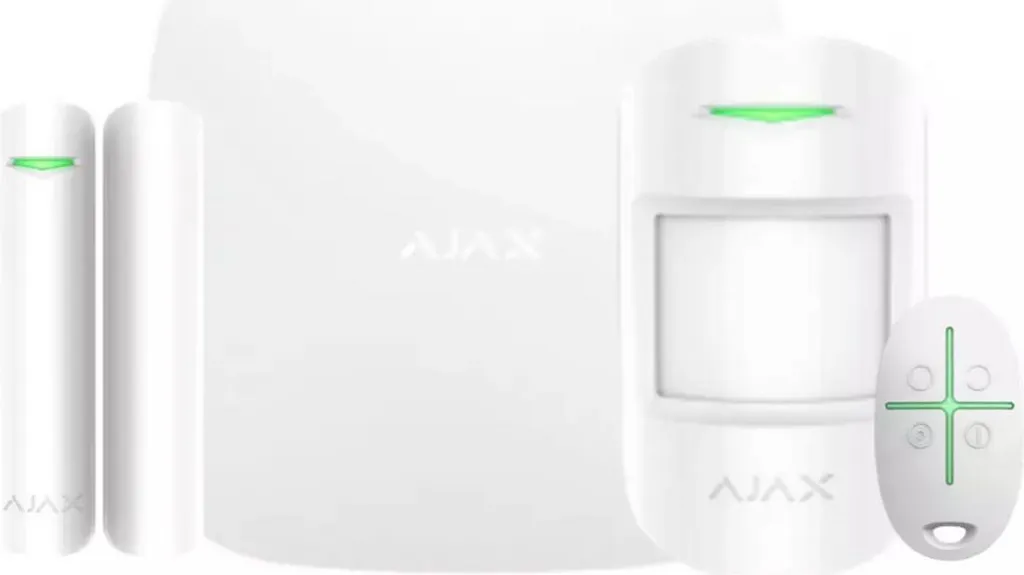 Kit alarme maison sans fil Ajax StarterKit-2W blanc protection complète