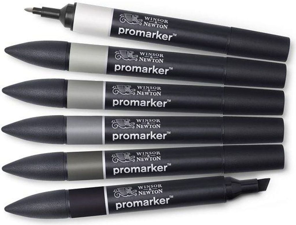 Winsor & Newton | ProMarker 6pcs Neutral tones