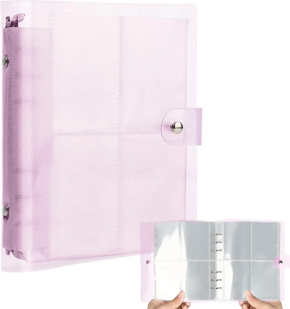 Album de Collection pour Photocards Kpop - Porte-Carte 200 Photos Violet