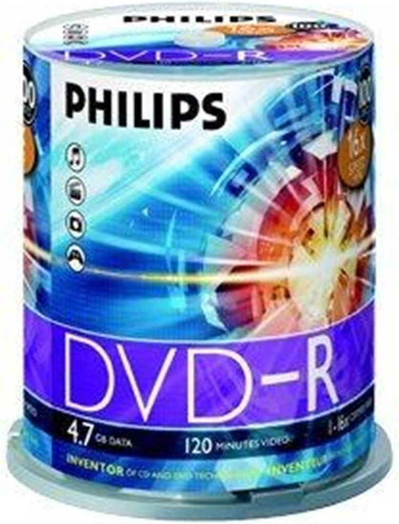Philips DVD-Rohlinge, 120Min, 4.7GB, Speed 16x, Spindel Image du produit 