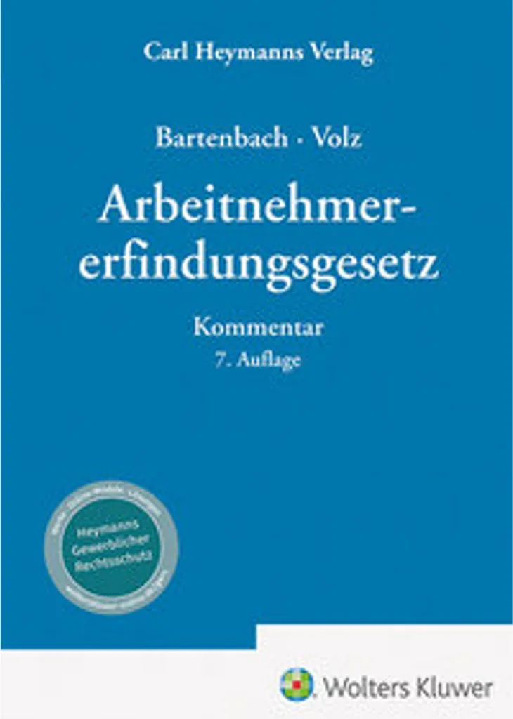 Livre Droit des Inventions Salariées Arbeitnehmererfindungsgesetz PDF
