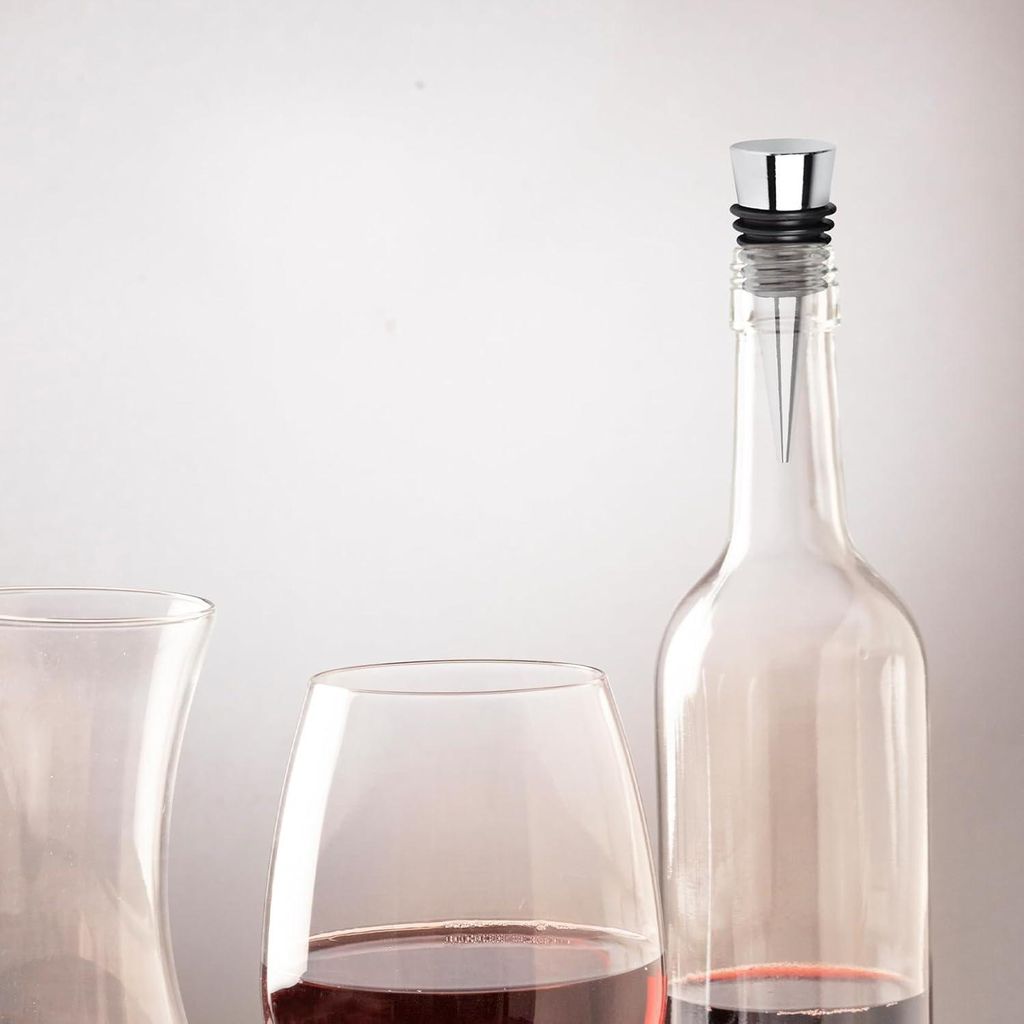 FBBULES 4 Stück Luftdruck Weinöffner mit Folienabschneider, 2 Weinflaschenstopper, Wein Korkenzieher, Geschenk für Weinliebhaber