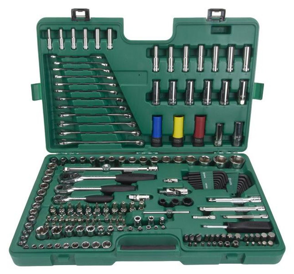 SATA 1/4", 3/8" & 1/2" Mechaniker-Werkzeugsatz, 190-tlg. ST109543 (Set)