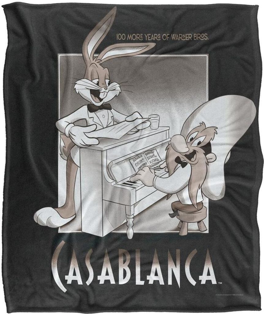 Looney Tunes - Decke "Casablanca" TV18835 (Einheitsgröße) (Bunt)