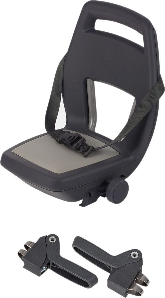 Qibbel siège arrière Junior 6+ repose-pieds + ceinture gris Image du produit 