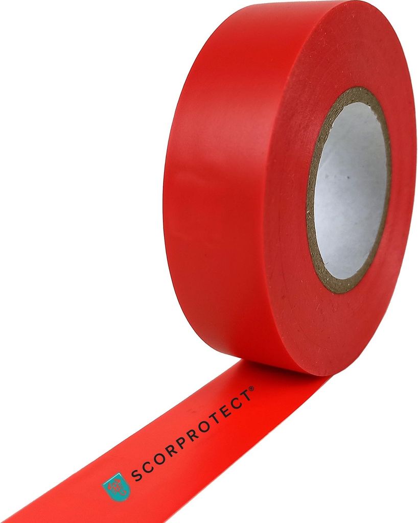 Scorprotect PVC Klebeband rot 19 mm x 25 m