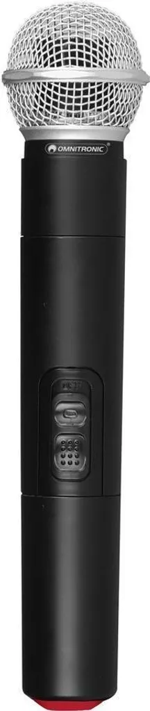 Micro sans fil portable OMNITRONIC UHF-E 823.6MHz pour sonorisation
