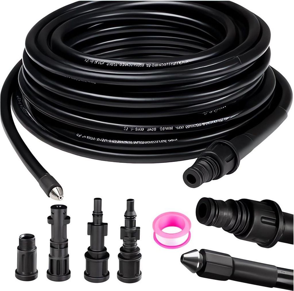 Ruhhy 26132 Wąż do czyszczenia rur z adapterem 15 m Zdjęcie produktu 