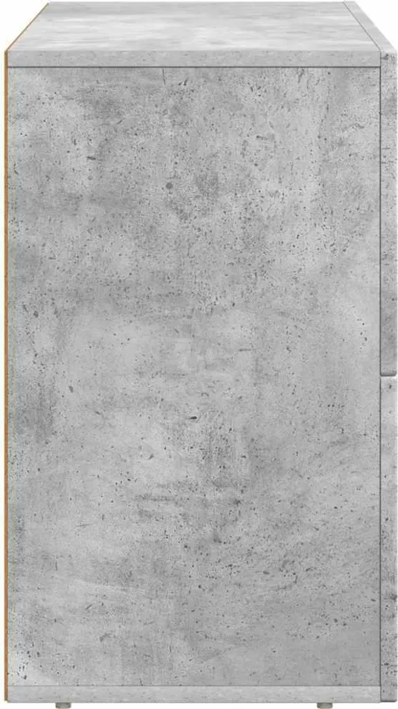 SYFAX Credenza Grigio Cemento 80.5x35x59 cm | Madia Moderna Multistrato - 7