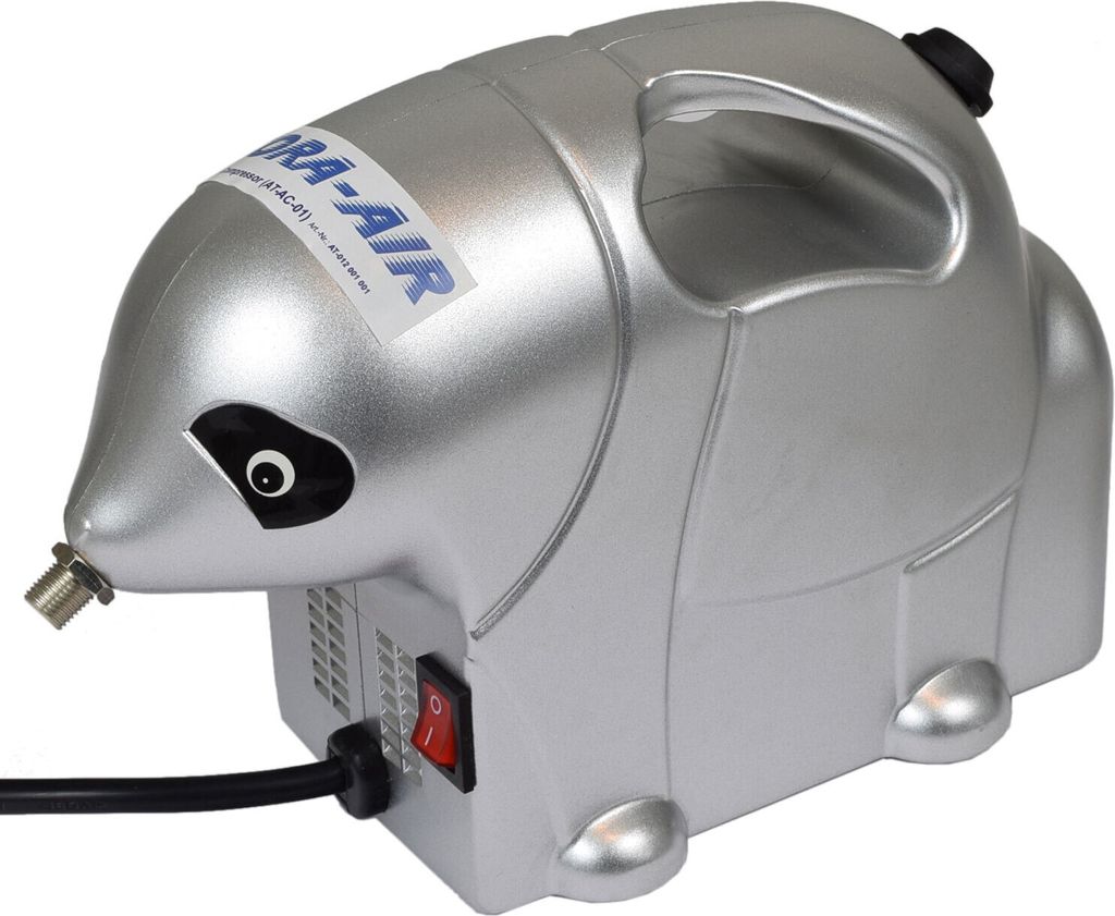 Agora-Tec Airbrush Mini Druckluft Kompressor AT-AC-01 (sehr leise) - , gut