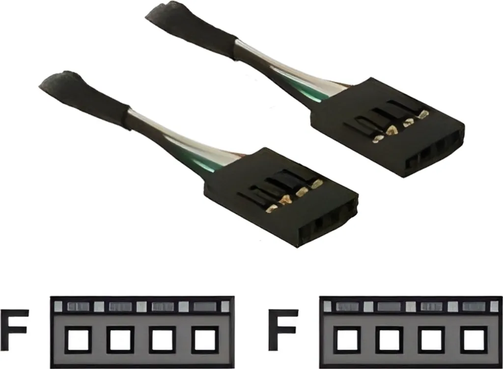 Delock 82426 USB Kabel Delock Pinheader 4Pin -> 4Pin Bu/Bu 0,40m