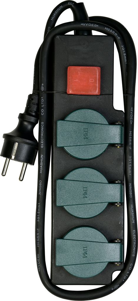 Feuchtraumsteckdosenleiste Gartensteckdosenleiste Produktbild 