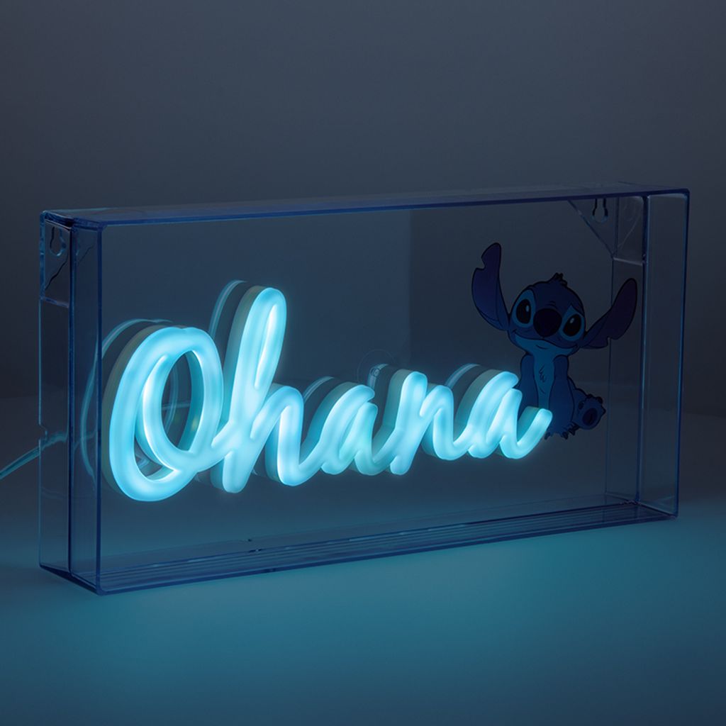 LED neónová lampa Stitch Ohana Obrázok produktu 10