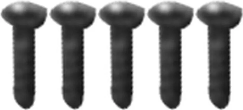 Jamara Vis Sparkle 2x6 mm VE10 - Lot de 10 vis de précision haute qualité
