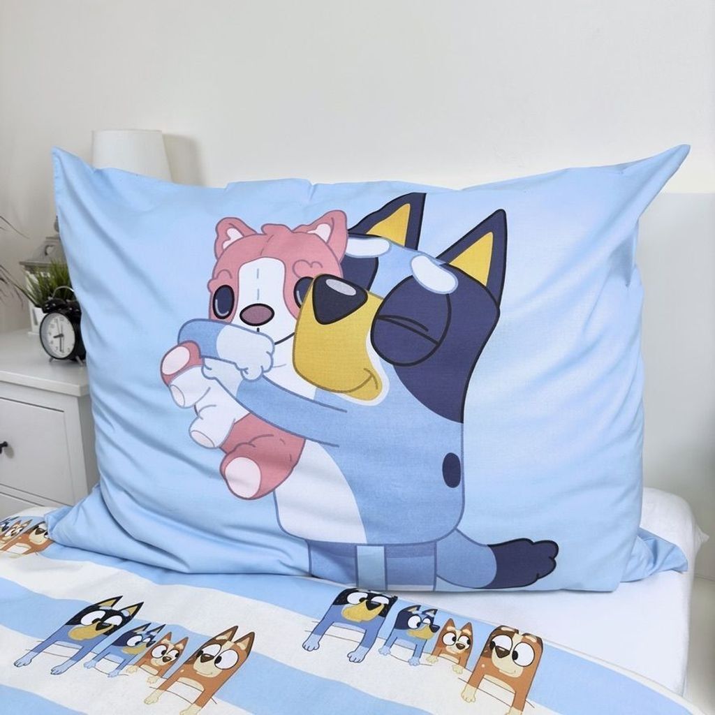 Kinderbettwäsche Bluey Bingo Bandit Chilli Hunde Familie Produktbild 6