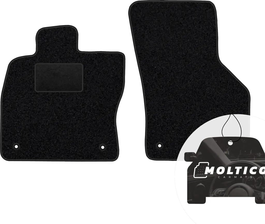 Tappetini Skoda Octavia 2013-2020: Set Anteriori Velours moto-MOLTICO