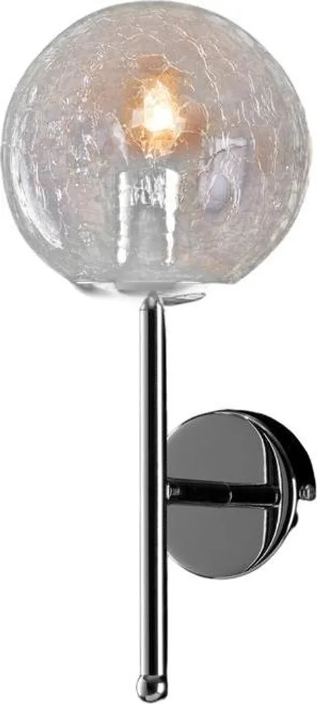 Applique Tresor chromée BL215 : Solution d'éclairage mural chic et durable