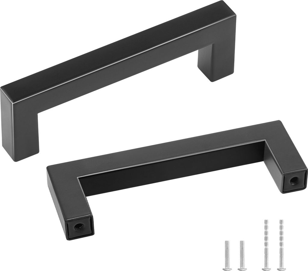 EVOR 30er Set Möbelgriff Edelstahl Stangengriff 108x12x35mm Küchengriff Mittenlochabstand 96mm Schrankgriff Dicke der Schrankplatten von 1,52 bis...