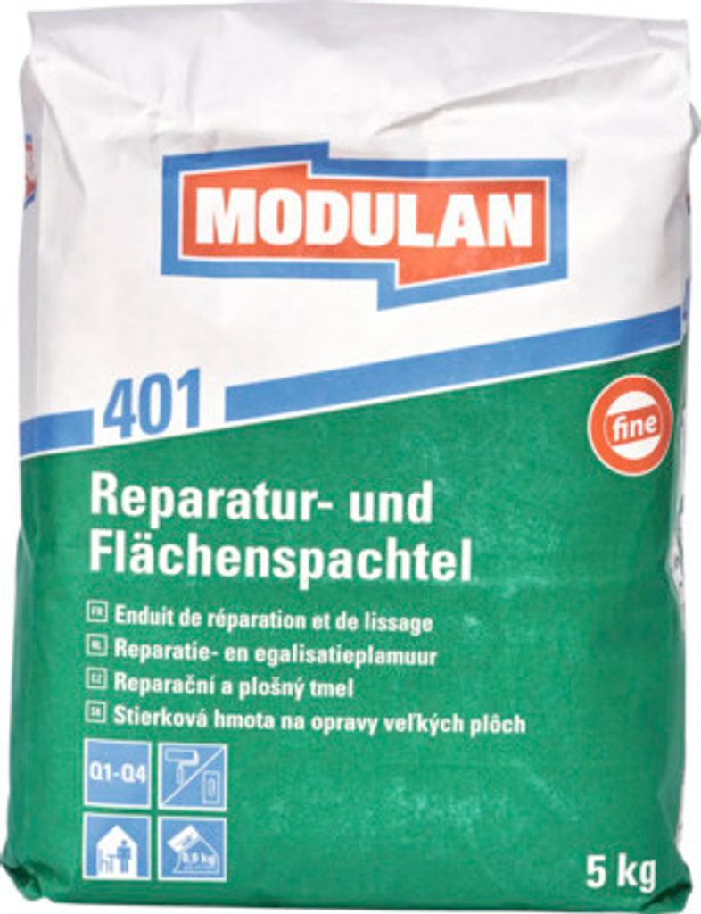 MODULAN 401 Reparaturspachtel und Flächenspachtel fein innen 5 kg