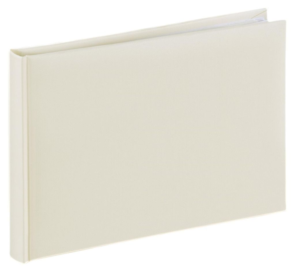 Hama Buch-Album Fine Art, 24x17 cm, 36 weiße Seiten, Sand