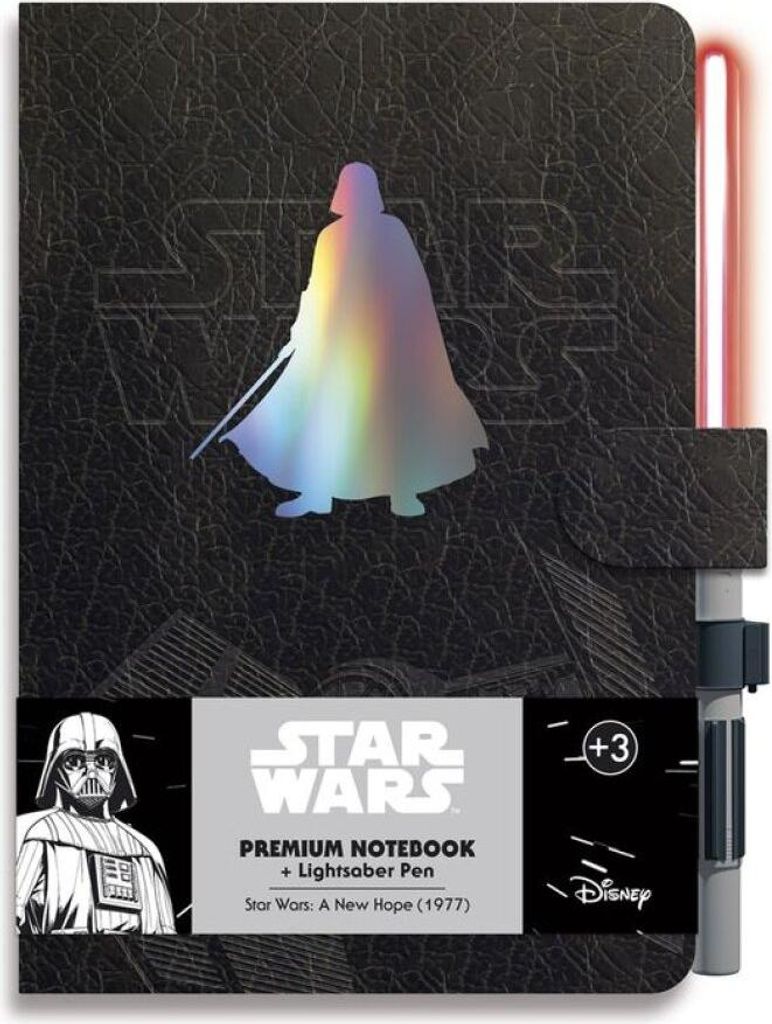 Erik - Notes A5 Darth Vader ze światłem LED i piórem, Star Image du produit 