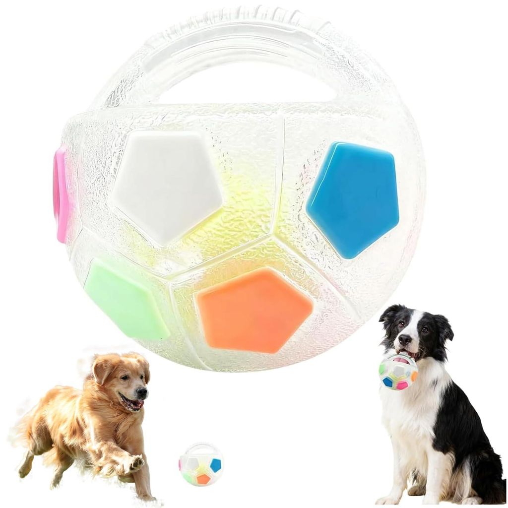 Der Mellow Dog Beruhigungsball, interaktiver Hundeball, Anti-Stress-Ball für Hunde, Hundeball mit Quietscher, lustiges Trainingshilfsmittel für H...