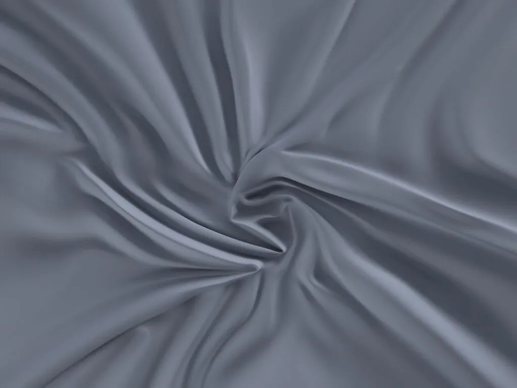 Lenzuolo di raso con elastico 200x200cm grigio scuro
