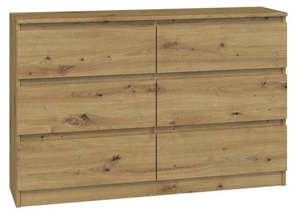 Topeshop M6 120 ARTISAN, Eiche, 6 Schublade(n), Produktbild 