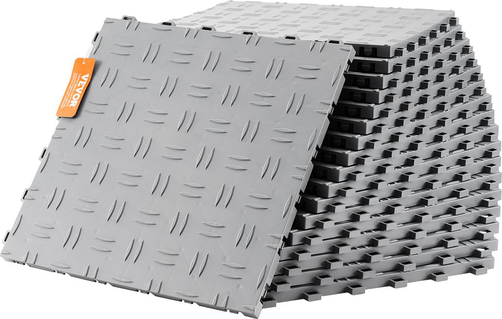 VEVOR garážové podlahové kování, 305 x 305 x 13,4 mm, sada Obrázek produktu 1