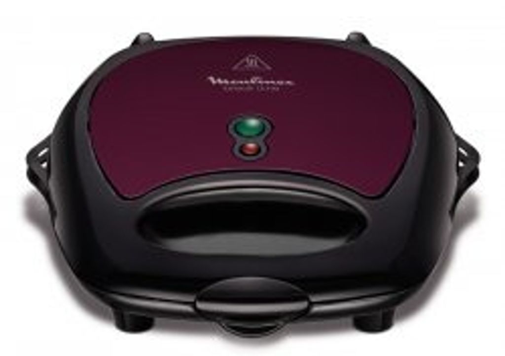 Moulinex SJ615612, 2 gaufriers, Carré, Noir, Violet, 700 W Image du produit 