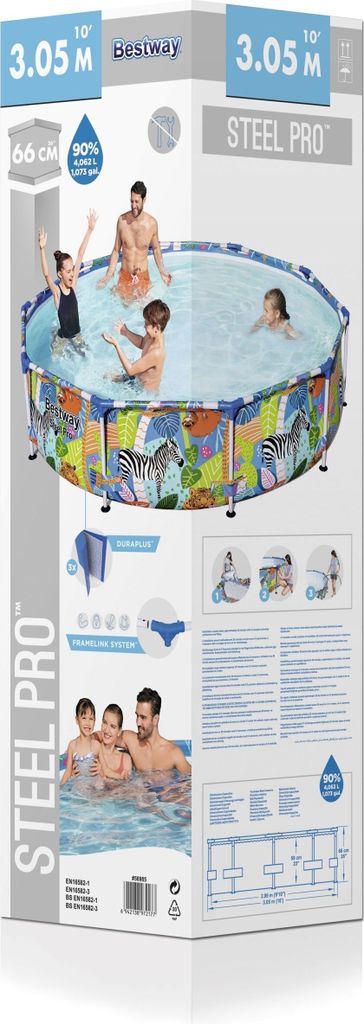 Bestway Pool Steel Pro Rahmen 305×66 cm Produktbild 24