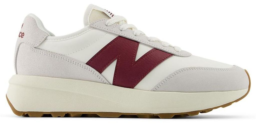 New Balance 370, colore Sea Salt Classic Crimson Gum - Immagine del prodotto 