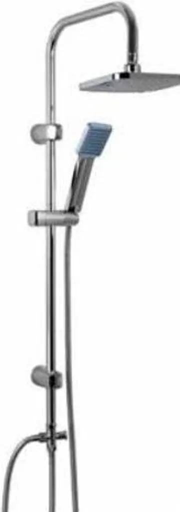 Colonne de douche double pommeau IDRO-BRIC chrome pour rénovation salle