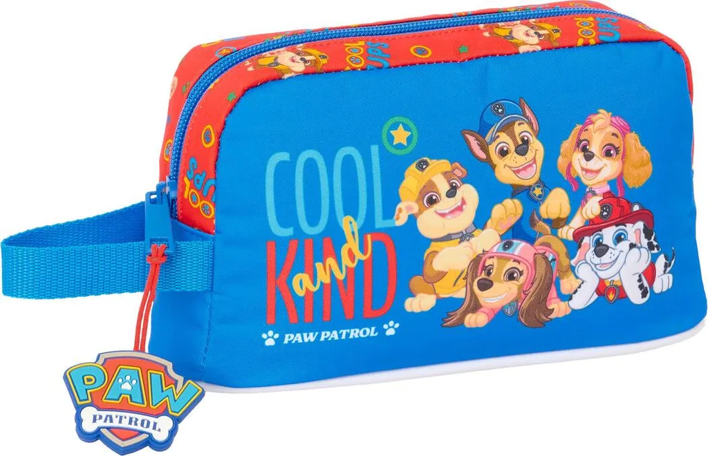Porta Merenda Termico Paw Patrol 21x12cm - Colori Blu/Rosso Vivaci