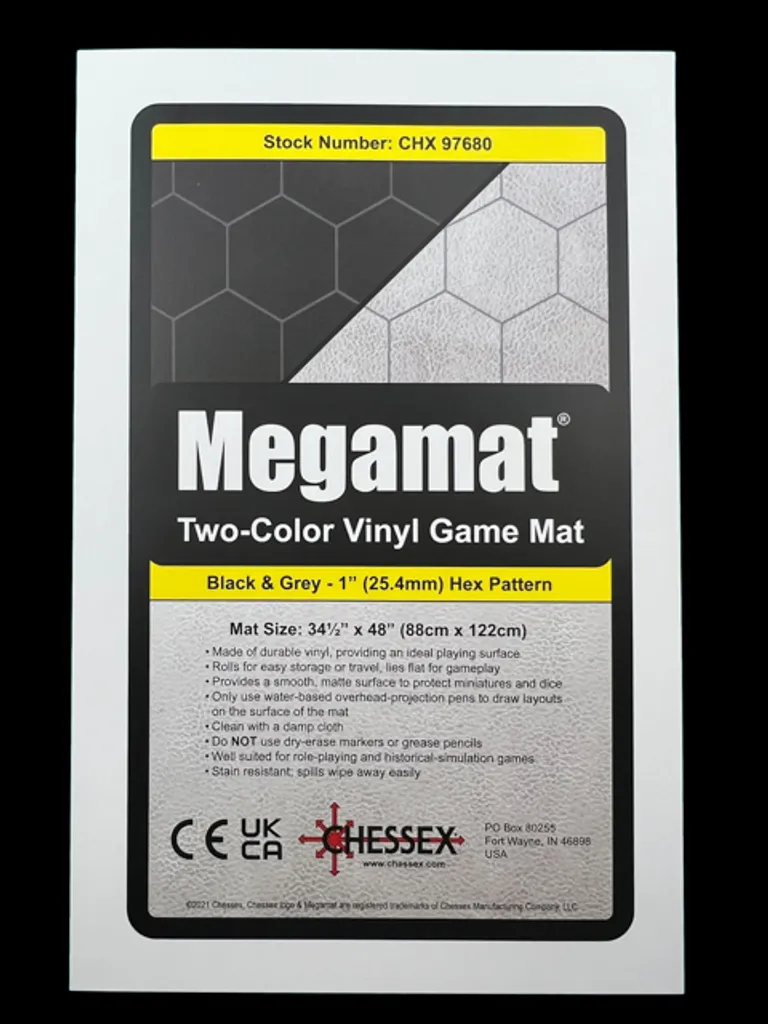 Tapis de jeu réversible Chessex Megamat : fini les cartes papier fragiles