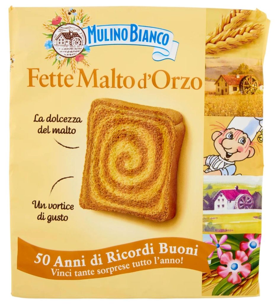 Biscottes Fette Malto d'Orzo, 315 g, Mulino Bianco Image du produit 
