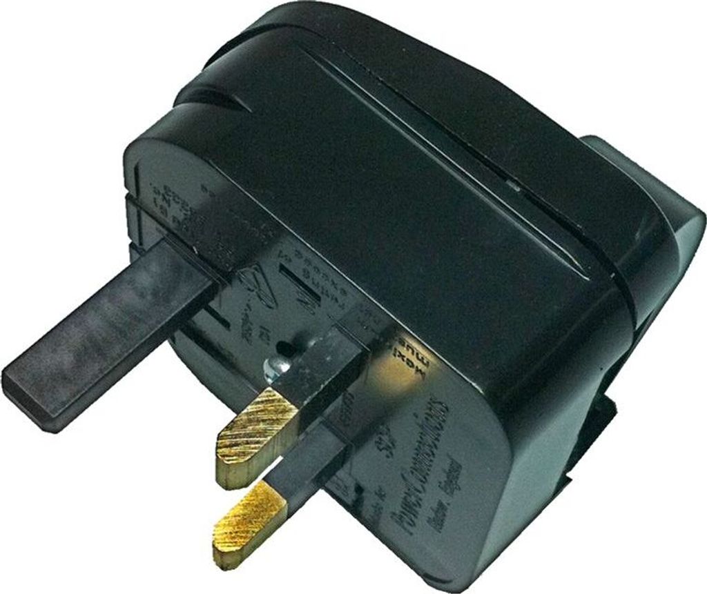 zalias Netzadapter Euro / Schutzkontakt auf UK Produktbild 
